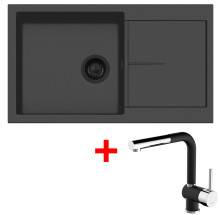 Sinks INFINITY 860 BL Nanoblack + M...